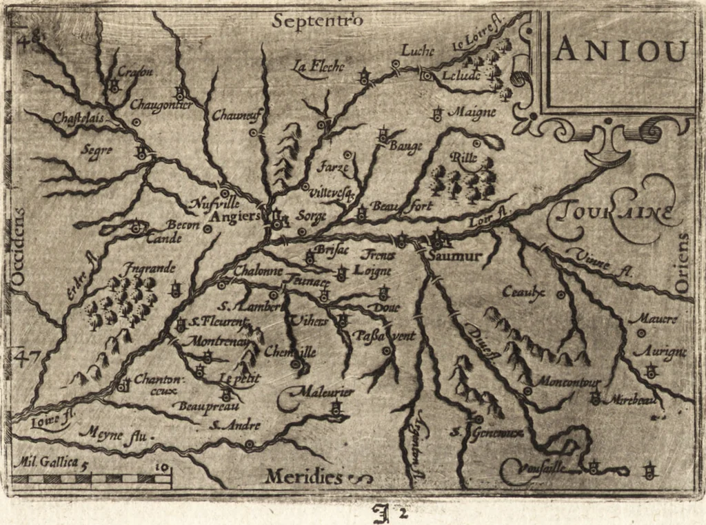 An illustration from Hand-boeck, of Cort begrijp der caerten ende beschryvinghen van alle landen des werelds, 1609, leaf 148