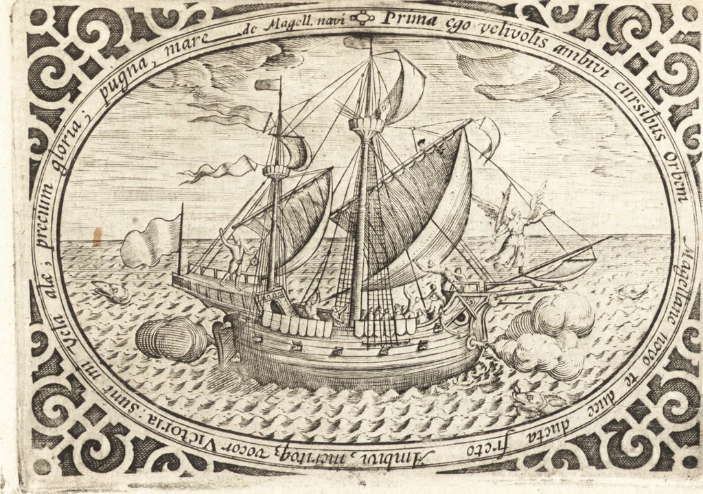 An illustration from Hand-boeck, of Cort begrijp der caerten ende beschryvinghen van alle landen des werelds, 1609, leaf 17