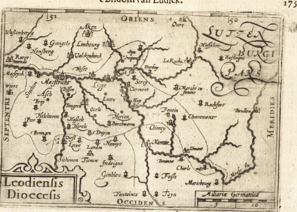 An illustration from Hand-boeck, of Cort begrijp der caerten ende beschryvinghen van alle landen des werelds, 1609, leaf 192