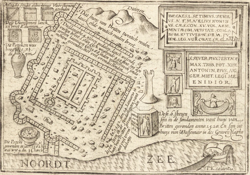 An illustration from Hand-boeck, of Cort begrijp der caerten ende beschryvinghen van alle landen des werelds, 1609, leaf 256
