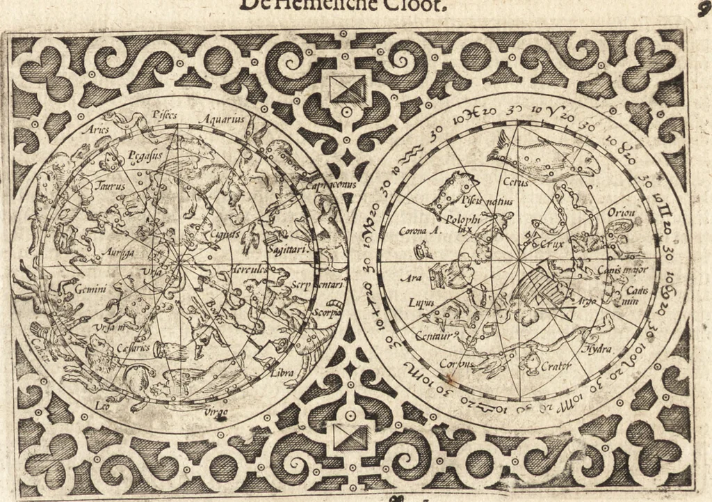 An illustration from Hand-boeck, of Cort begrijp der caerten ende beschryvinghen van alle landen des werelds, 1609, leaf 26