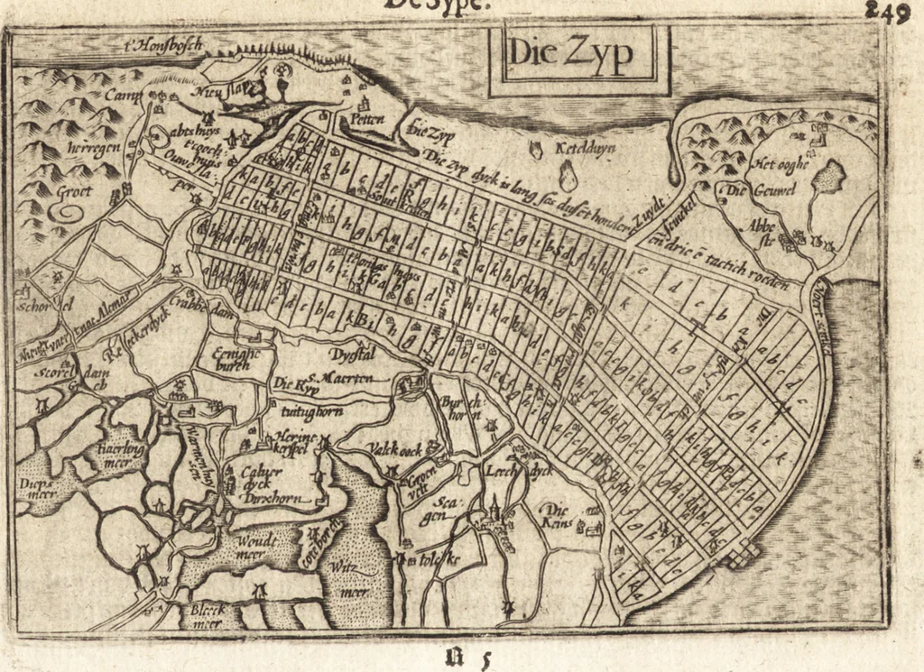 An illustration from Hand-boeck, of Cort begrijp der caerten ende beschryvinghen van alle landen des werelds, 1609, leaf 266
