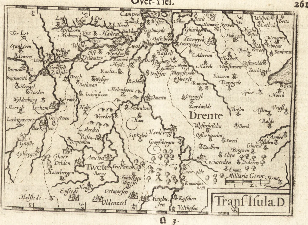 An illustration from Hand-boeck, of Cort begrijp der caerten ende beschryvinghen van alle landen des werelds, 1609, leaf 278