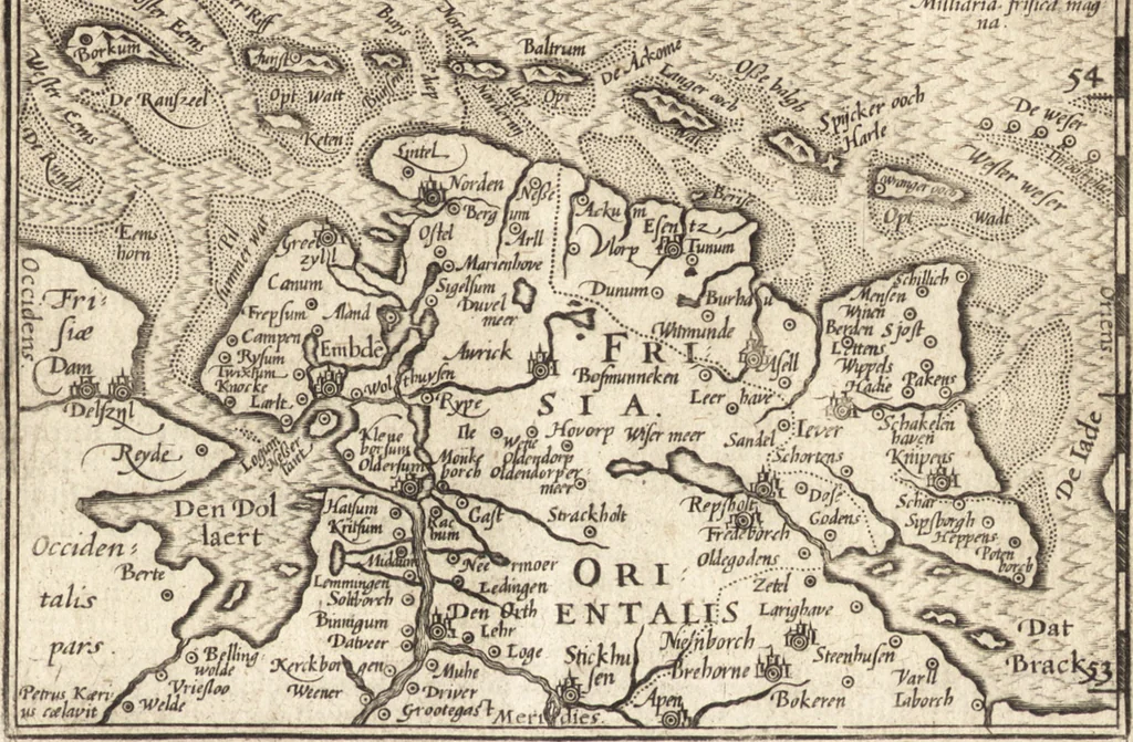 An illustration from Hand-boeck, of Cort begrijp der caerten ende beschryvinghen van alle landen des werelds, 1609, leaf 286