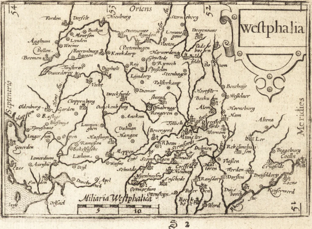 An illustration from Hand-boeck, of Cort begrijp der caerten ende beschryvinghen van alle landen des werelds, 1609, leaf 292