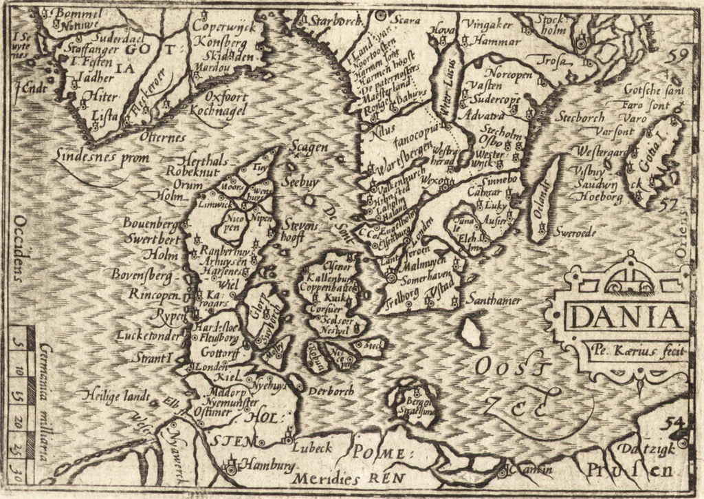 An illustration from Hand-boeck, of Cort begrijp der caerten ende beschryvinghen van alle landen des werelds, 1609, leaf 300