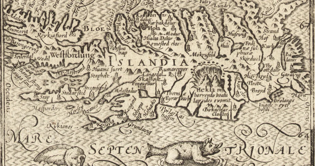 An illustration from Hand-boeck, of Cort begrijp der caerten ende beschryvinghen van alle landen des werelds, 1609, leaf 304