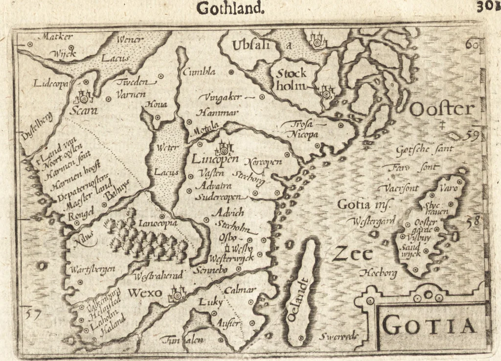 An illustration from Hand-boeck, of Cort begrijp der caerten ende beschryvinghen van alle landen des werelds, 1609, leaf 318