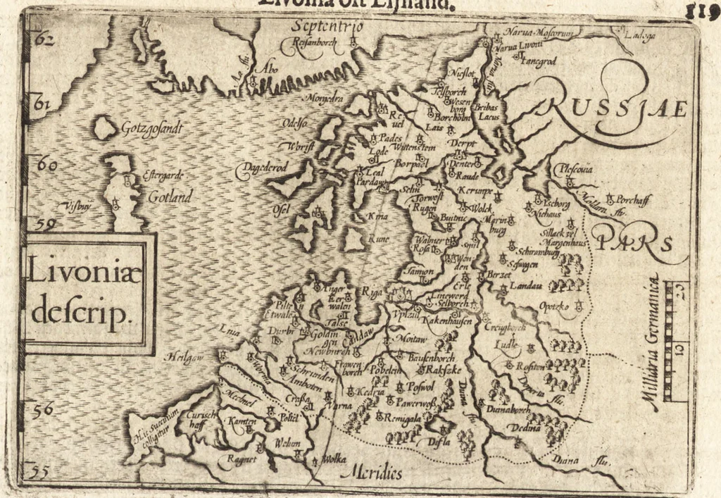 An illustration from Hand-boeck, of Cort begrijp der caerten ende beschryvinghen van alle landen des werelds, 1609, leaf 336