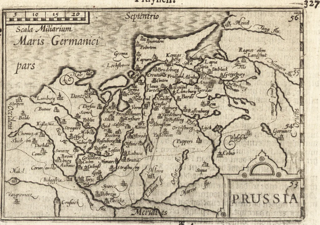 An illustration from Hand-boeck, of Cort begrijp der caerten ende beschryvinghen van alle landen des werelds, 1609, leaf 344