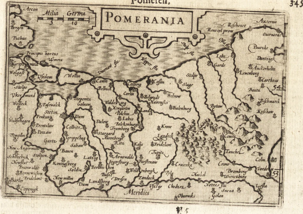 An illustration from Hand-boeck, of Cort begrijp der caerten ende beschryvinghen van alle landen des werelds, 1609, leaf 362