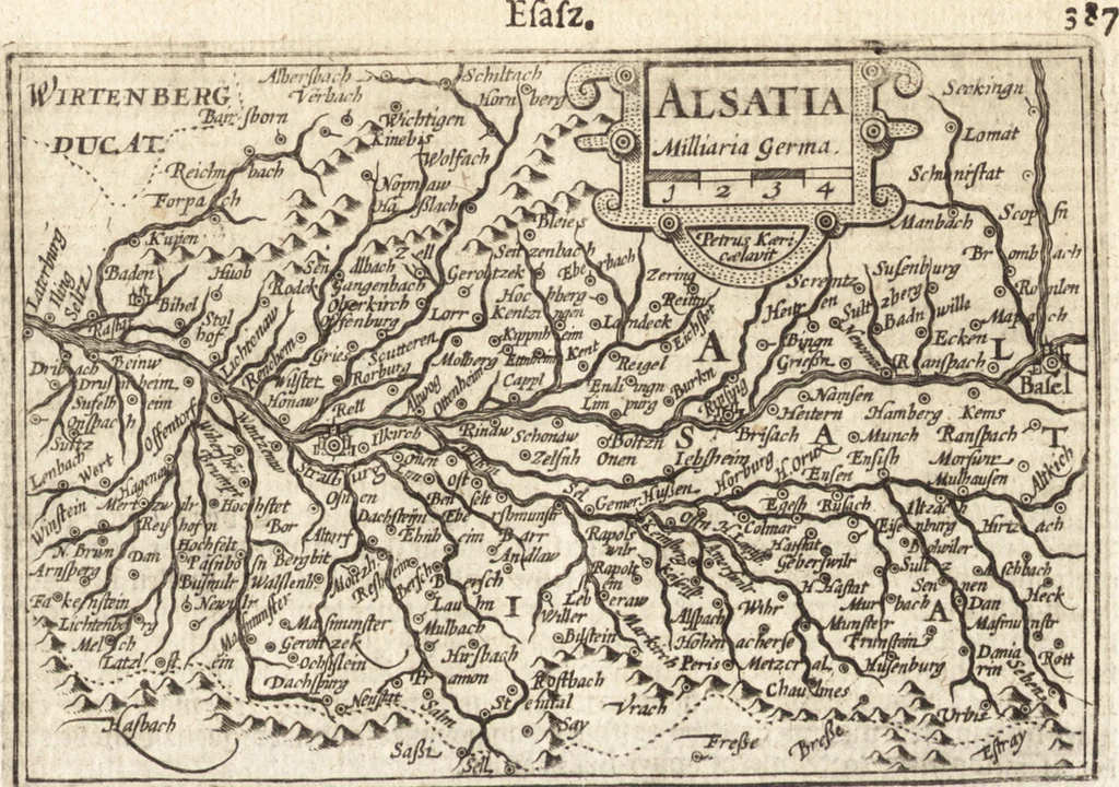 An illustration from Hand-boeck, of Cort begrijp der caerten ende beschryvinghen van alle landen des werelds, 1609, leaf 404