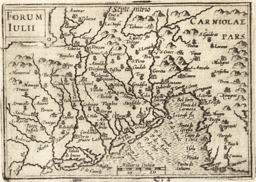 An illustration from Hand-boeck, of Cort begrijp der caerten ende beschryvinghen van alle landen des werelds, 1609, leaf 456