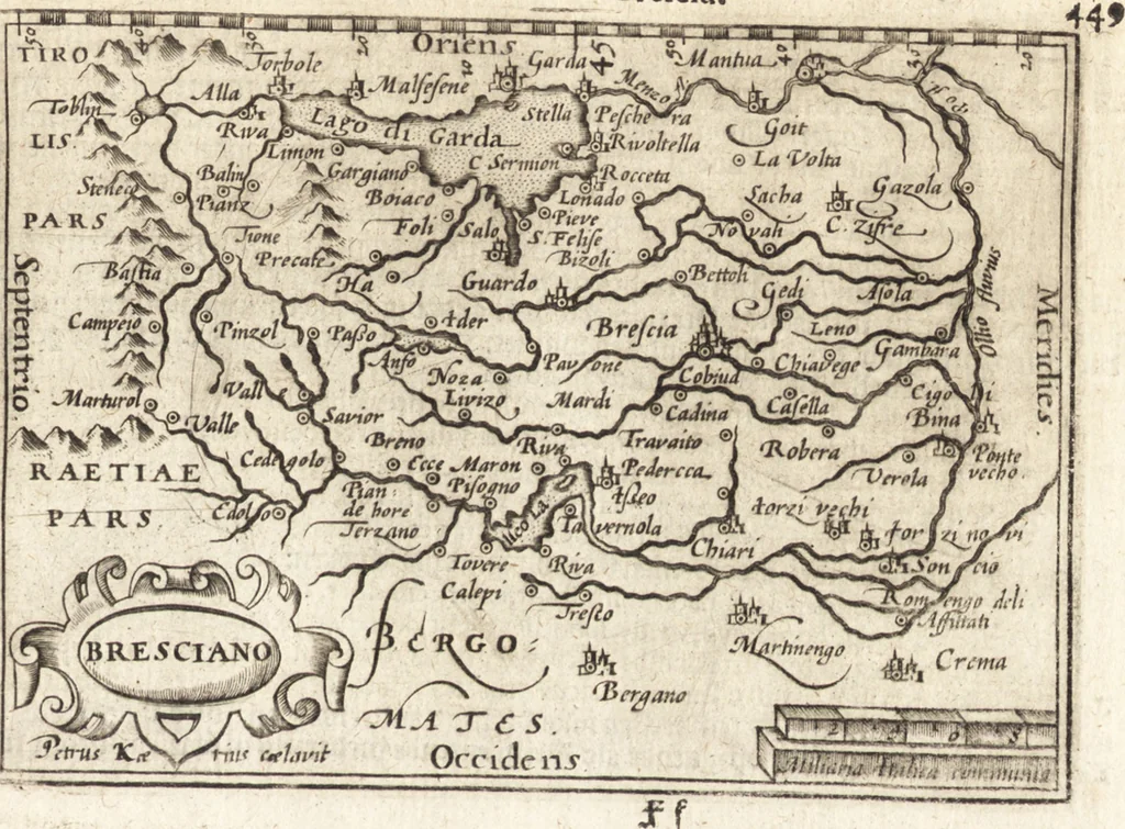 An illustration from Hand-boeck, of Cort begrijp der caerten ende beschryvinghen van alle landen des werelds, 1609, leaf 466