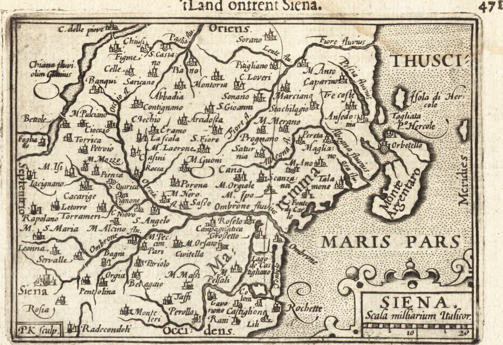 An illustration from Hand-boeck, of Cort begrijp der caerten ende beschryvinghen van alle landen des werelds, 1609, leaf 488