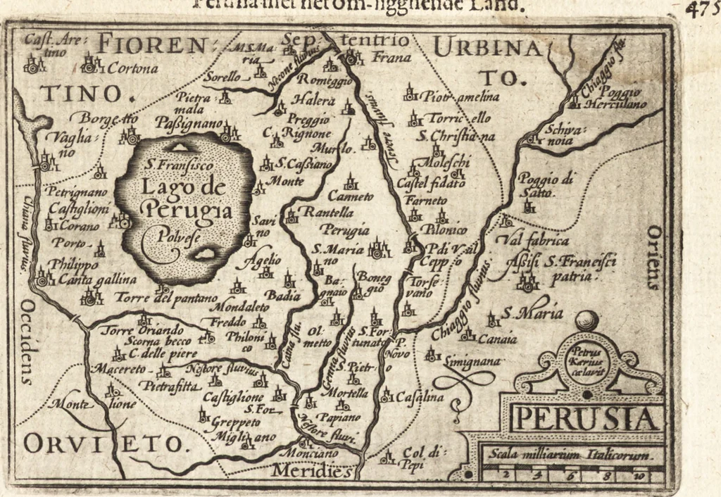 An illustration from Hand-boeck, of Cort begrijp der caerten ende beschryvinghen van alle landen des werelds, 1609, leaf 492
