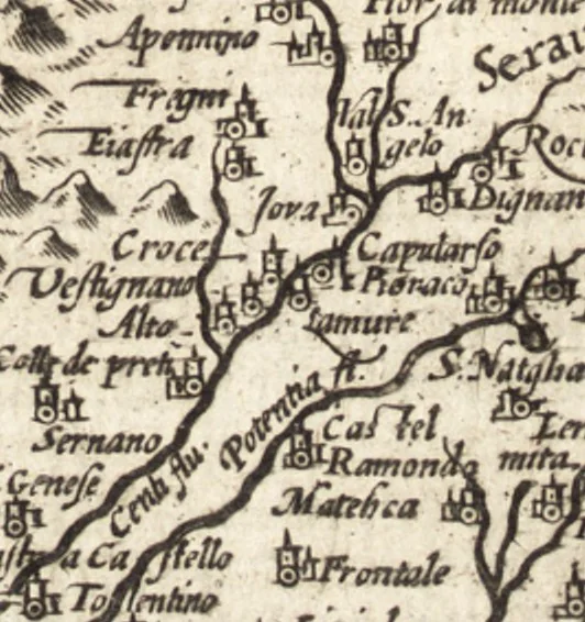 An illustration from Hand-boeck, of Cort begrijp der caerten ende beschryvinghen van alle landen des werelds, 1609, leaf 496