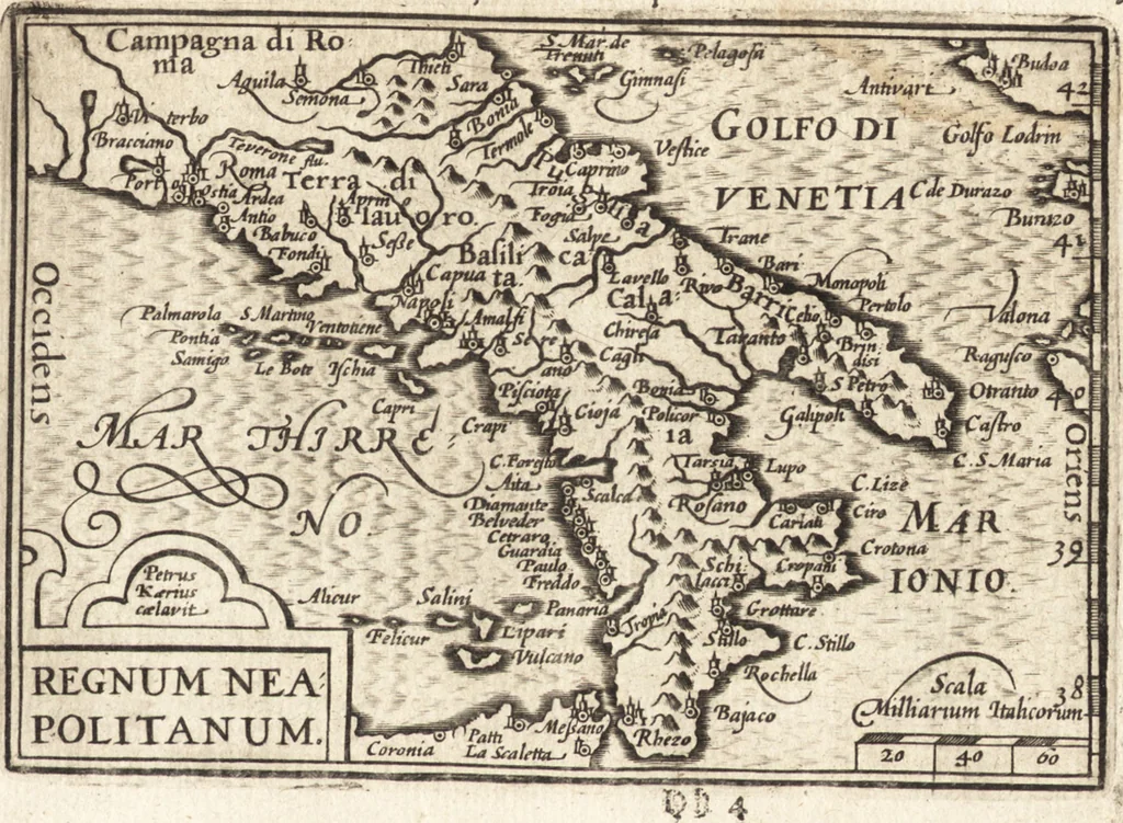 An illustration from Hand-boeck, of Cort begrijp der caerten ende beschryvinghen van alle landen des werelds, 1609, leaf 504