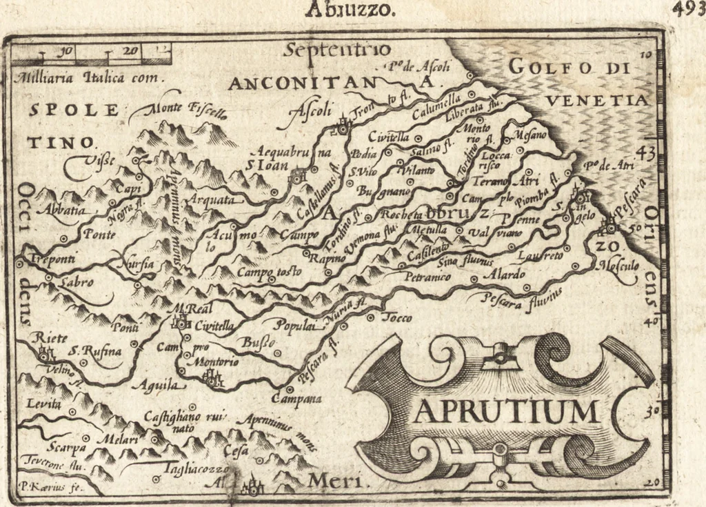 An illustration from Hand-boeck, of Cort begrijp der caerten ende beschryvinghen van alle landen des werelds, 1609, leaf 510
