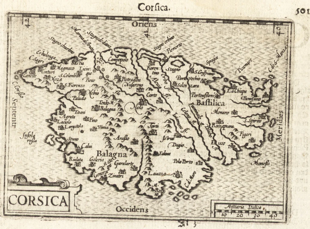 An illustration from Hand-boeck, of Cort begrijp der caerten ende beschryvinghen van alle landen des werelds, 1609, leaf 518