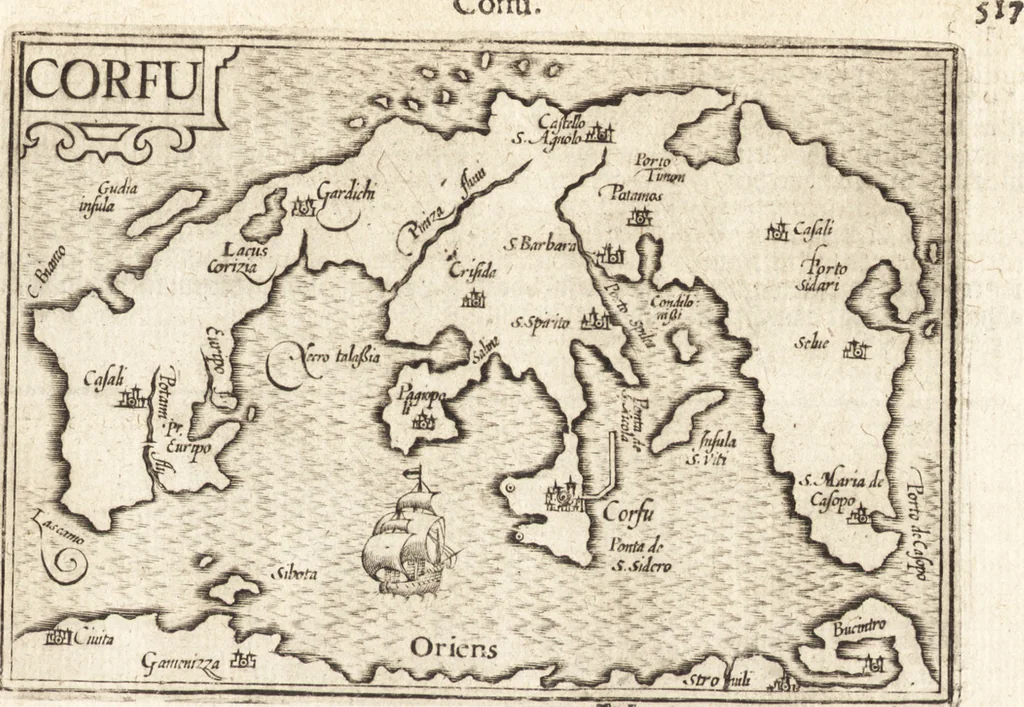 An illustration from Hand-boeck, of Cort begrijp der caerten ende beschryvinghen van alle landen des werelds, 1609, leaf 534