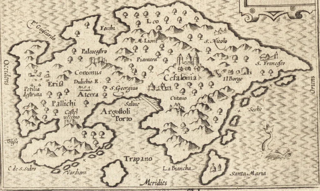 An illustration from Hand-boeck, of Cort begrijp der caerten ende beschryvinghen van alle landen des werelds, 1609, leaf 550