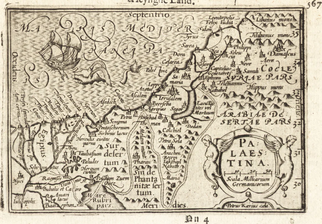 An illustration from Hand-boeck, of Cort begrijp der caerten ende beschryvinghen van alle landen des werelds, 1609, leaf 584