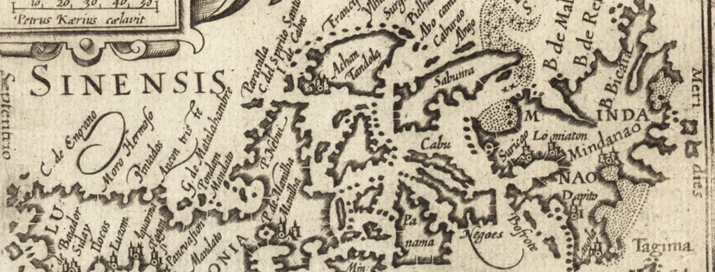 An illustration from Hand-boeck, of Cort begrijp der caerten ende beschryvinghen van alle landen des werelds, 1609, leaf 622