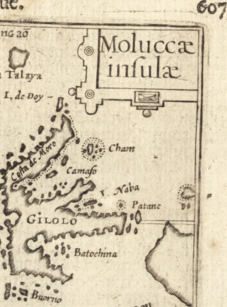 An illustration from Hand-boeck, of Cort begrijp der caerten ende beschryvinghen van alle landen des werelds, 1609, leaf 624