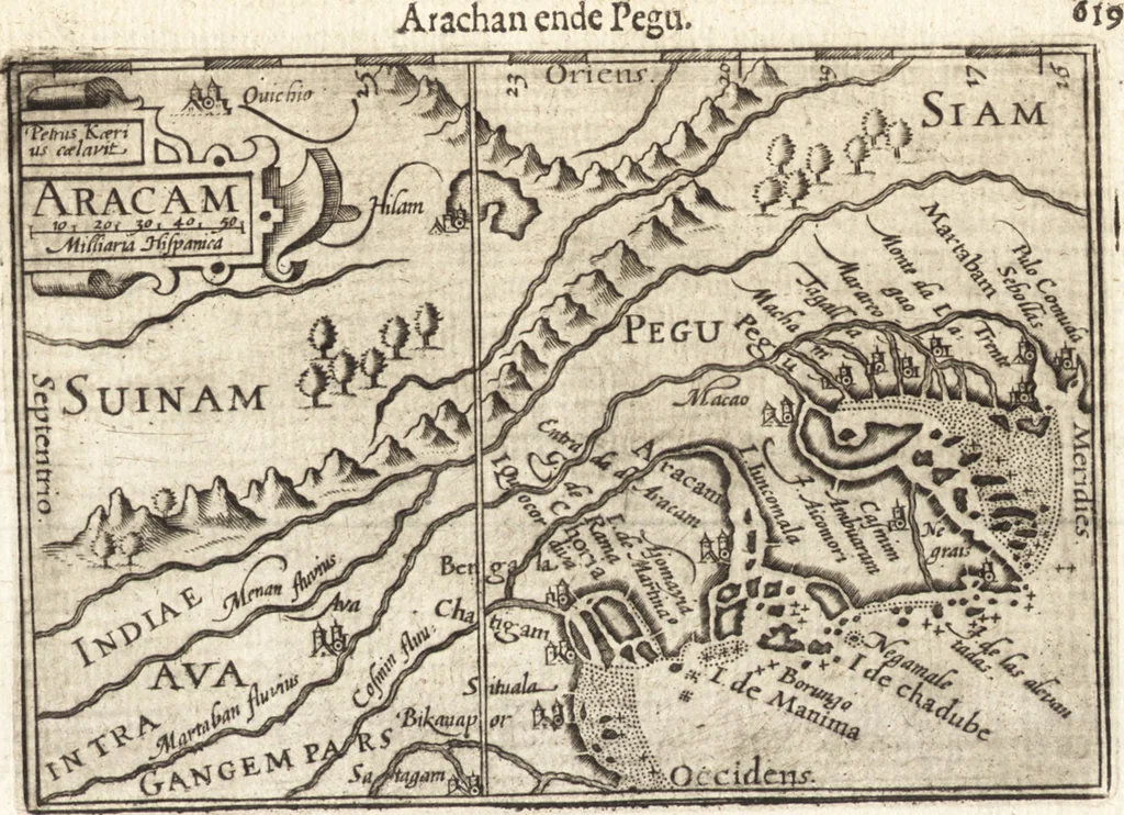 An illustration from Hand-boeck, of Cort begrijp der caerten ende beschryvinghen van alle landen des werelds, 1609, leaf 638