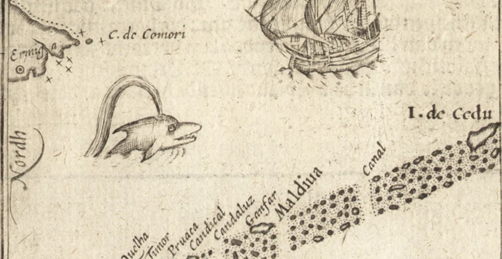 An illustration from Hand-boeck, of Cort begrijp der caerten ende beschryvinghen van alle landen des werelds, 1609, leaf 644