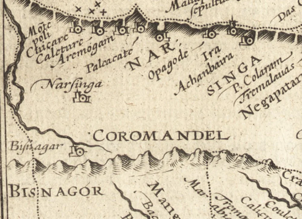 An illustration from Hand-boeck, of Cort begrijp der caerten ende beschryvinghen van alle landen des werelds, 1609, leaf 646