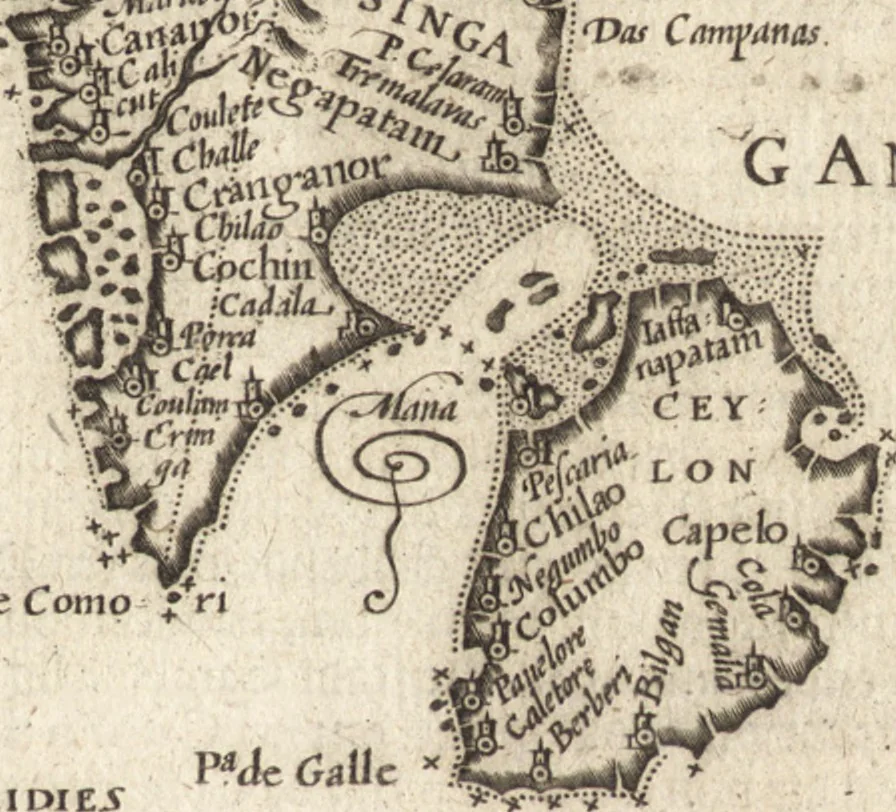 An illustration from Hand-boeck, of Cort begrijp der caerten ende beschryvinghen van alle landen des werelds, 1609, leaf 652