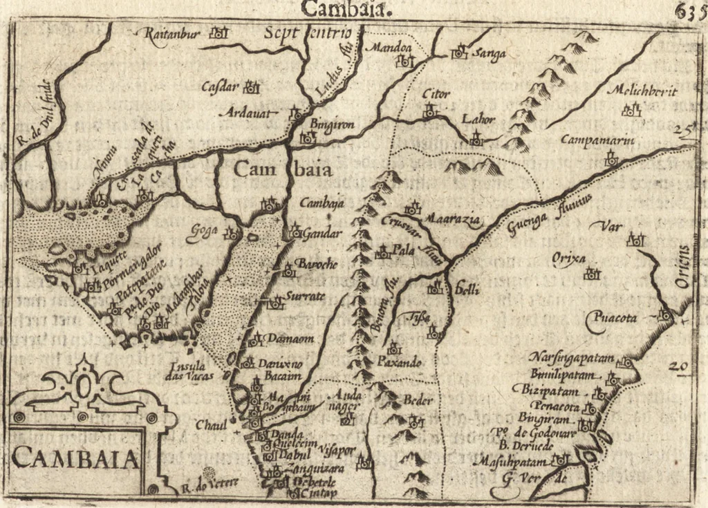 An illustration from Hand-boeck, of Cort begrijp der caerten ende beschryvinghen van alle landen des werelds, 1609, leaf 654