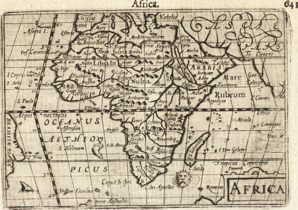An illustration from Hand-boeck, of Cort begrijp der caerten ende beschryvinghen van alle landen des werelds, 1609, leaf 662