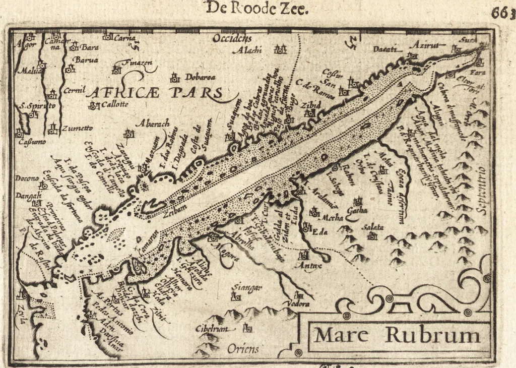 An illustration from Hand-boeck, of Cort begrijp der caerten ende beschryvinghen van alle landen des werelds, 1609, leaf 682