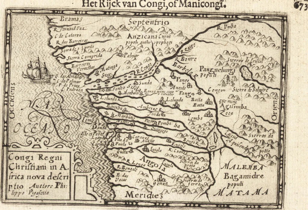 An illustration from Hand-boeck, of Cort begrijp der caerten ende beschryvinghen van alle landen des werelds, 1609, leaf 692