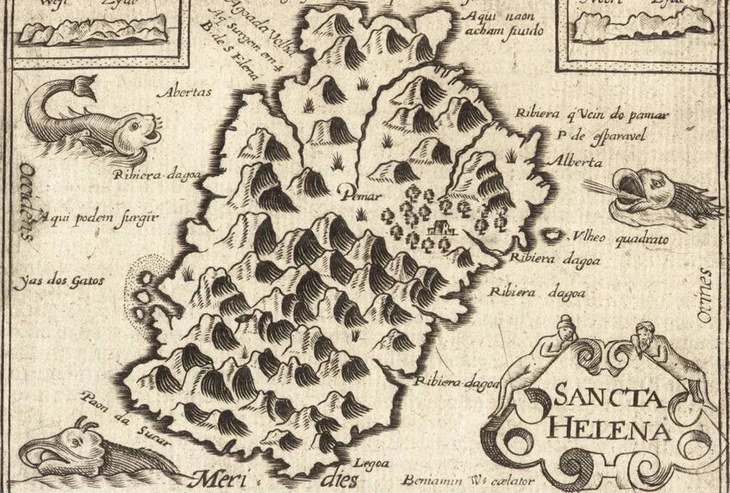 An illustration from Hand-boeck, of Cort begrijp der caerten ende beschryvinghen van alle landen des werelds, 1609, leaf 694