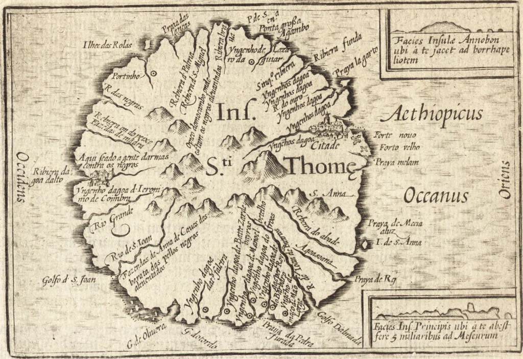 An illustration from Hand-boeck, of Cort begrijp der caerten ende beschryvinghen van alle landen des werelds, 1609, leaf 698