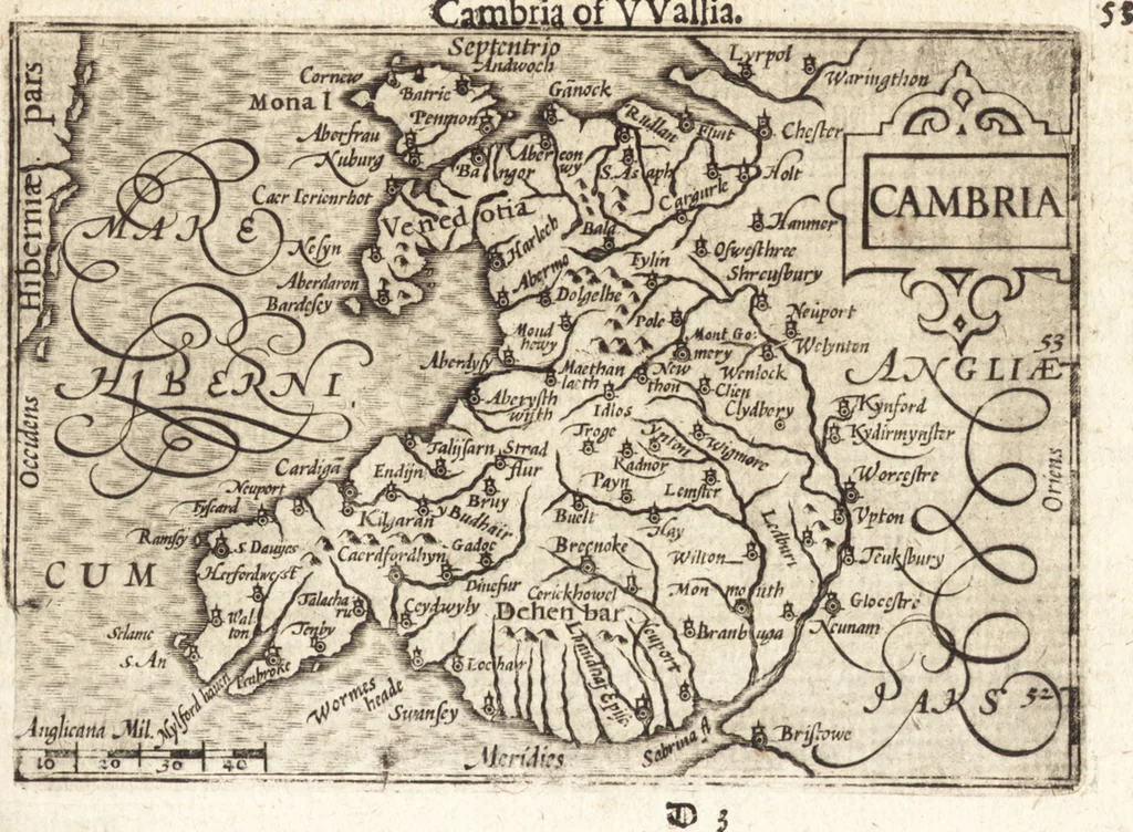 An illustration from Hand-boeck, of Cort begrijp der caerten ende beschryvinghen van alle landen des werelds, 1609, leaf 70