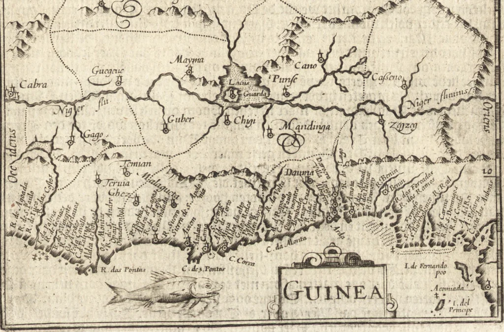 An illustration from Hand-boeck, of Cort begrijp der caerten ende beschryvinghen van alle landen des werelds, 1609, leaf 702