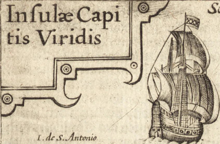 An illustration from Hand-boeck, of Cort begrijp der caerten ende beschryvinghen van alle landen des werelds, 1609, leaf 704