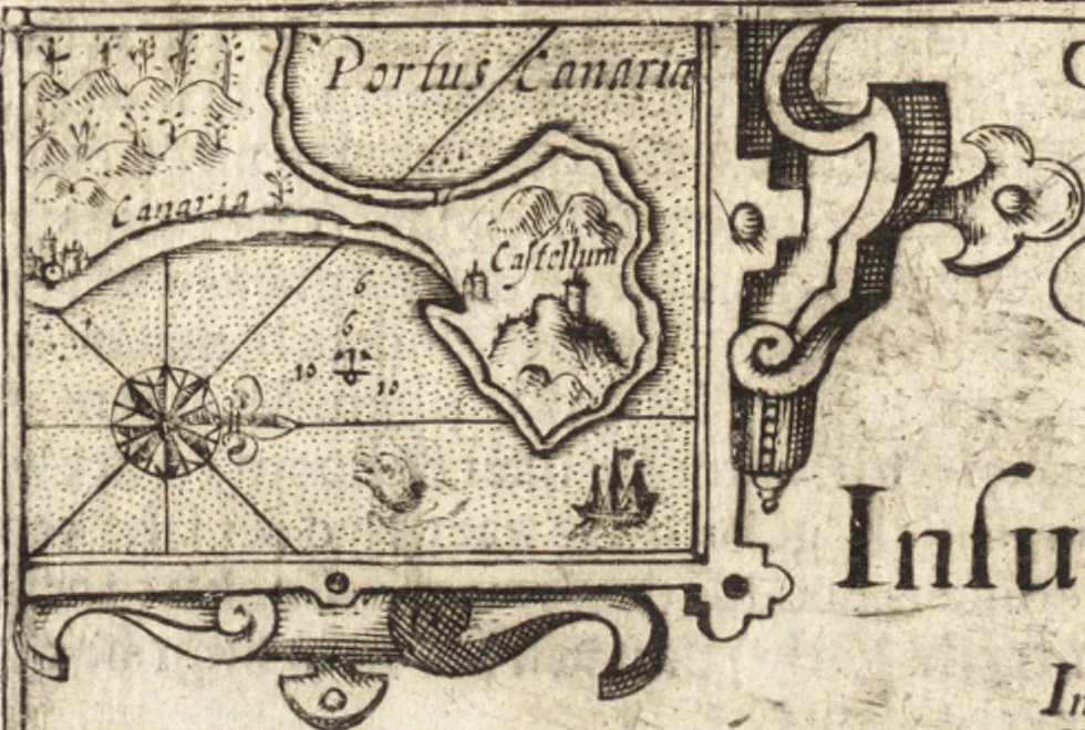 An illustration from Hand-boeck, of Cort begrijp der caerten ende beschryvinghen van alle landen des werelds, 1609, leaf 708