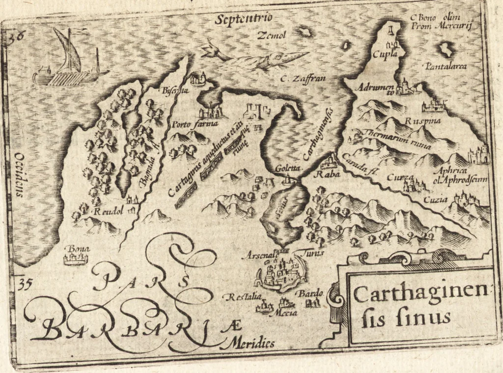 An illustration from Hand-boeck, of Cort begrijp der caerten ende beschryvinghen van alle landen des werelds, 1609, leaf 718