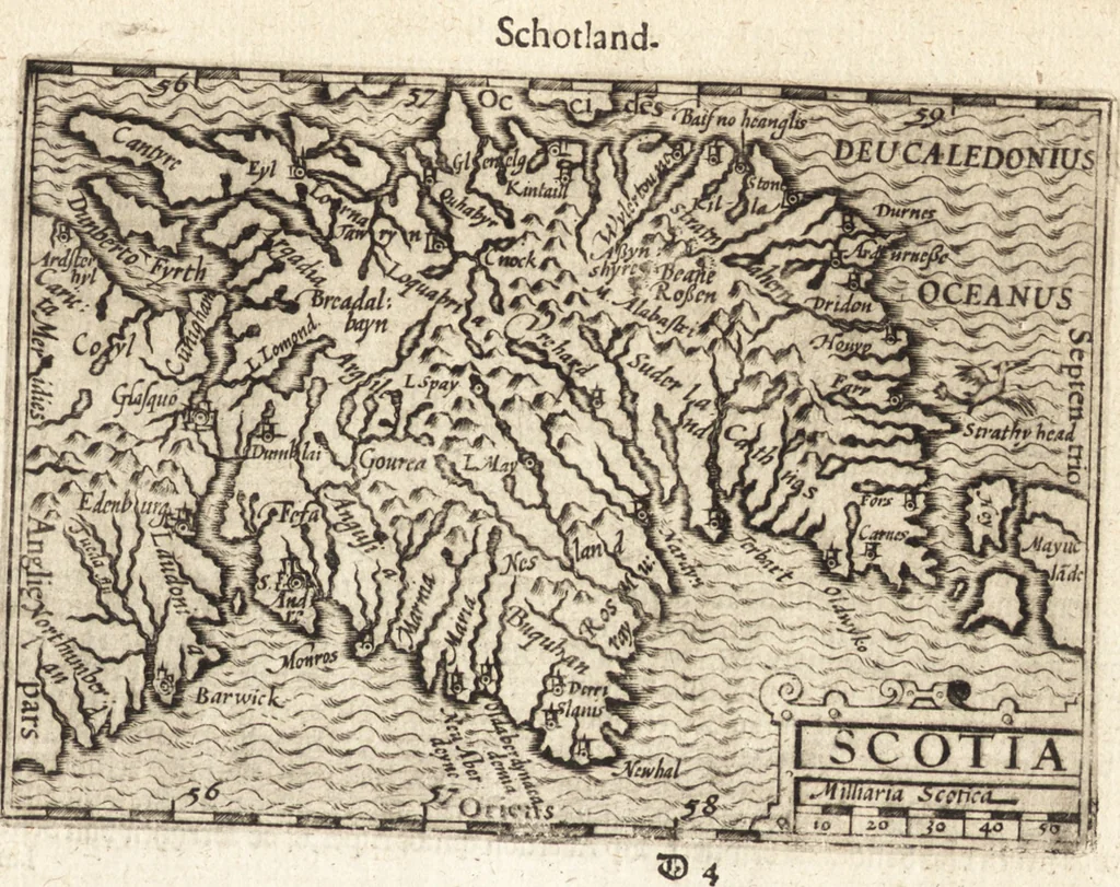 An illustration from Hand-boeck, of Cort begrijp der caerten ende beschryvinghen van alle landen des werelds, 1609, leaf 72