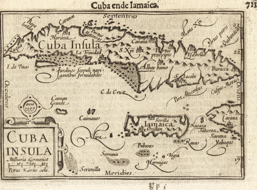 An illustration from Hand-boeck, of Cort begrijp der caerten ende beschryvinghen van alle landen des werelds, 1609, leaf 730