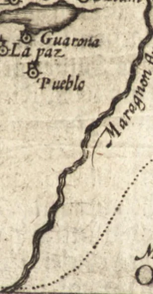 An illustration from Hand-boeck, of Cort begrijp der caerten ende beschryvinghen van alle landen des werelds, 1609, leaf 752