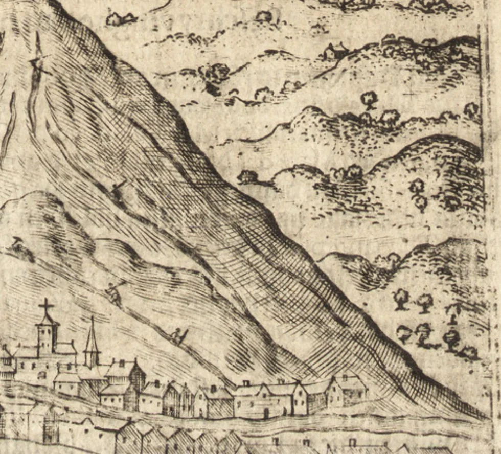 An illustration from Hand-boeck, of Cort begrijp der caerten ende beschryvinghen van alle landen des werelds, 1609, leaf 762