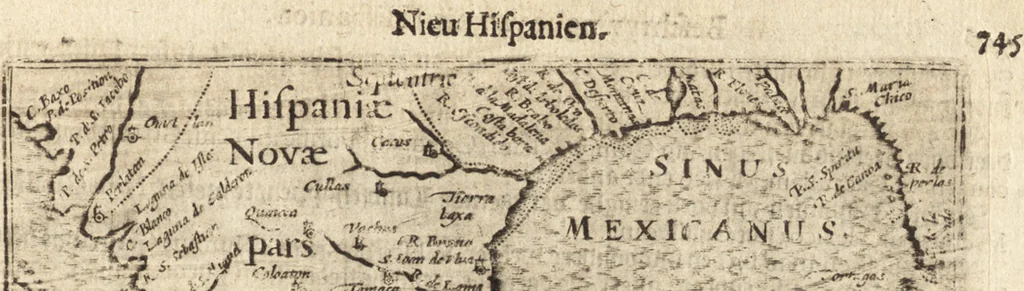 An illustration from Hand-boeck, of Cort begrijp der caerten ende beschryvinghen van alle landen des werelds, 1609, leaf 764