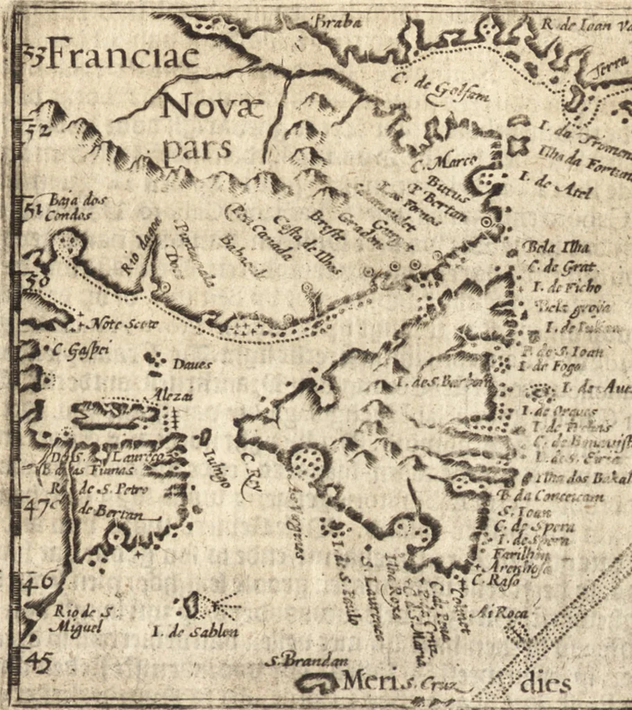 An illustration from Hand-boeck, of Cort begrijp der caerten ende beschryvinghen van alle landen des werelds, 1609, leaf 768